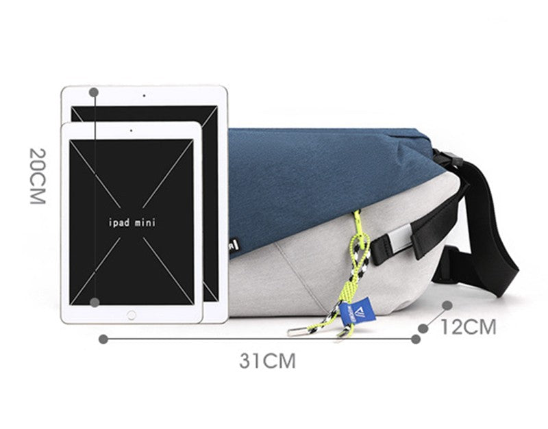 High Quality Nylon Panelled Waist Packs 2024 New Brand Unisex Chest Pack Casual Outdoor Travel Crossbody Bag Men Wasit Belt Bags