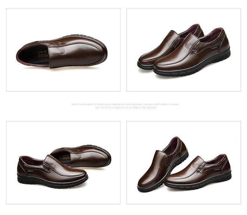 New Genuine Leather Handmade Shoes Casual Shoes For Men Flat Platform Walking Shoe Outdoor Footwear Loafers Breathable Sneakers