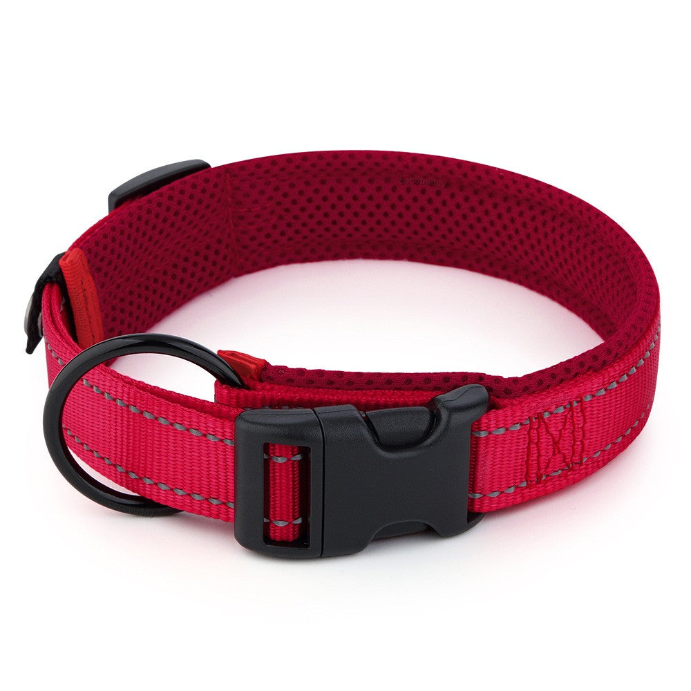 Breathable Dog Collars Adjustable Large Medium Small Nylon Pet Collar Large Dogs