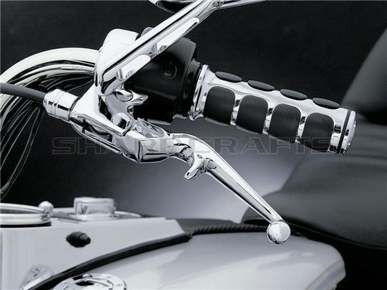 1" 25mm & 7/8'' 22mm Billet Rubber Flame Spike Hand Grips For Harley Honda Kawasaki Suzuki Yamaha Bikes Cruiser Chopper Custom