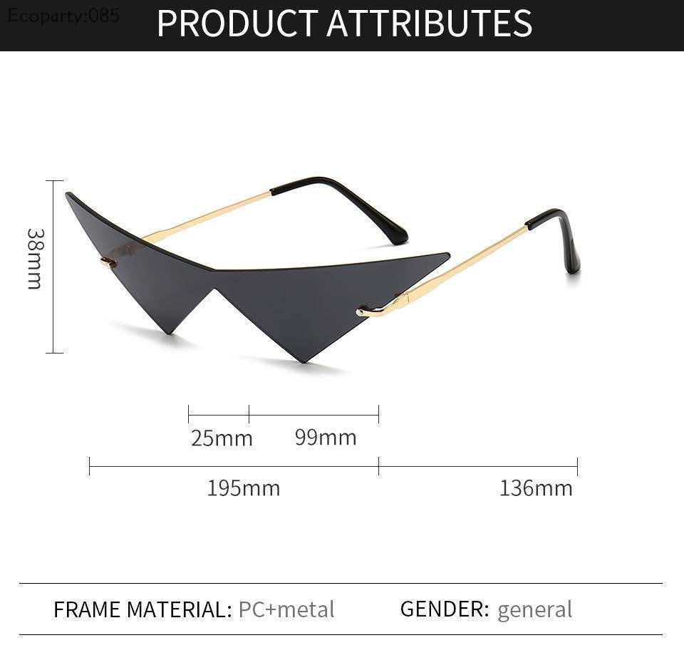 Halloween Cosplay Anime Tengen Toppa Gurren-Lagann Glasses Gothic Punk Sunglasses Hip Hop Eyeglasses for Unisex Accessories Prop