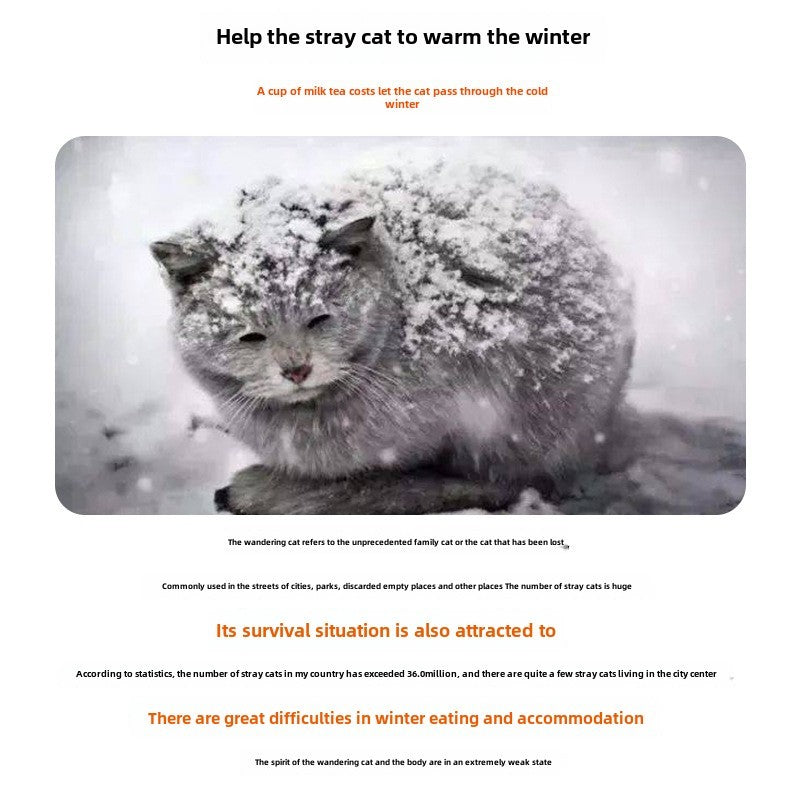 Stray Cat dog House Waterproof Outdoor Winter Warm Pet Cave Sleeping Beds Home Foldable Washable for Small Dog Puppy Supplies