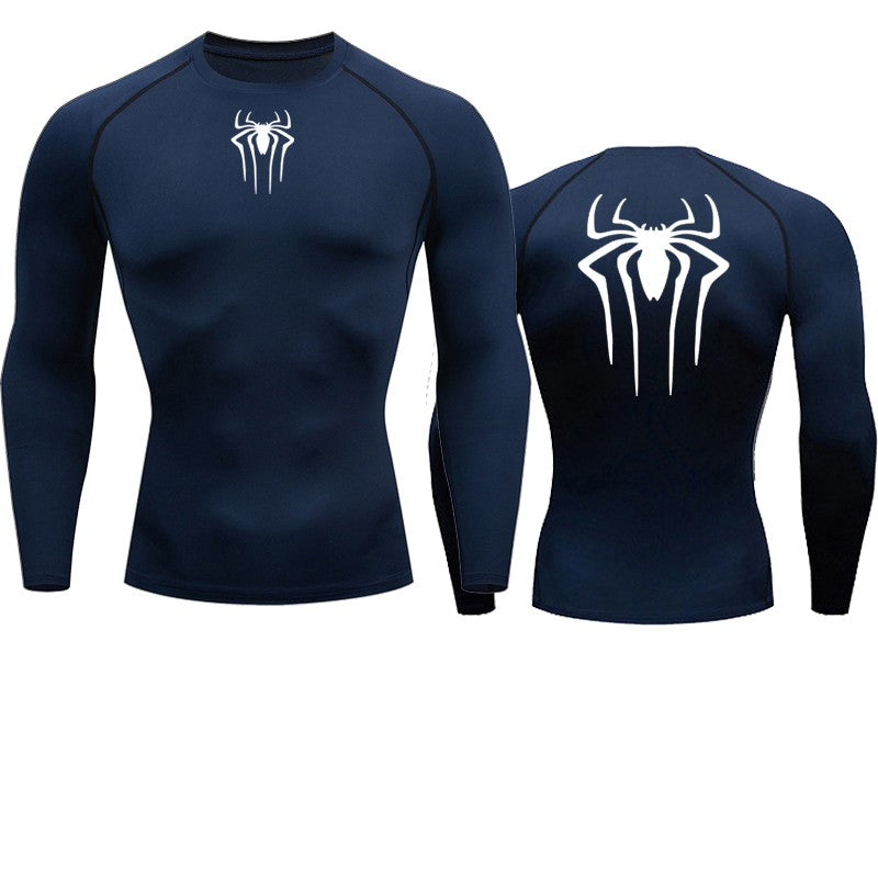 Sun Protection Sports Second Skin Running T-Shirt Men's Fitness Rashgarda MMA Long Sleeves Compression Shirt Workout Clothing