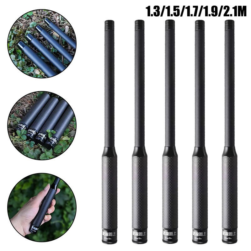 Telescopic Fishing Rod 1.3/1.5/1.8/2.0/2.2m Mini Pocket Extendable Ice Fishing Poles Sea Fishing Rod for Bass Pike Rockfish Rods
