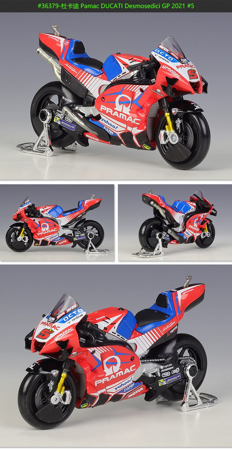 Maisto 1:18 Honda Rc213v Racing Car 2021 moto Gp #44 #93 Racing Imitation Alloy Motorcycle Model Finished Toy Gift Collection