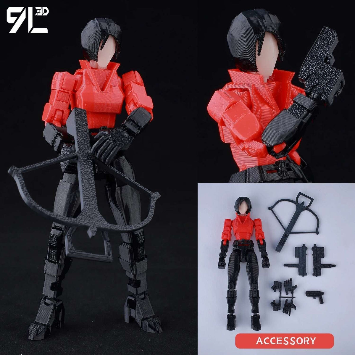 9L3D Lucky13 Titan 13 Ichigo Kurosaki Anime Action Figure Dummy 13 Sword Poseable Hollow Mask Model Birthday Surprise Decoration