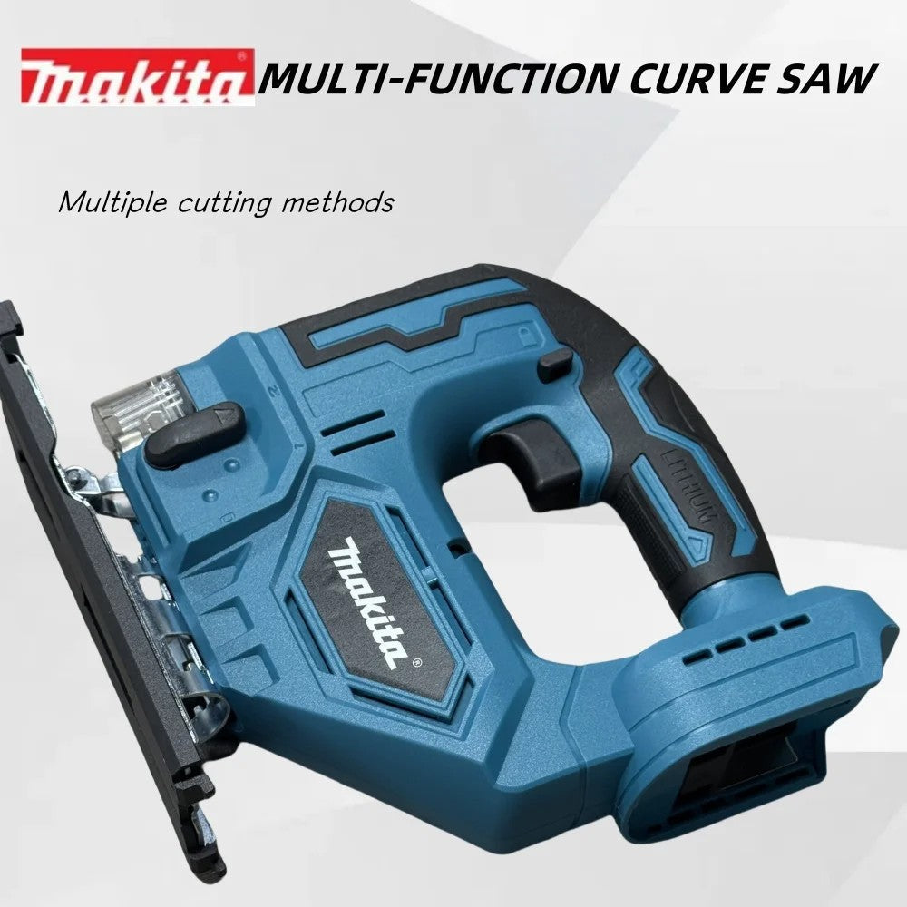 2025Makita DJV182Z 340W Brushless Jigsaw 18V Without Battery with Saw Blade Cordless Barrel Handle Portable Carpenter Power Tool