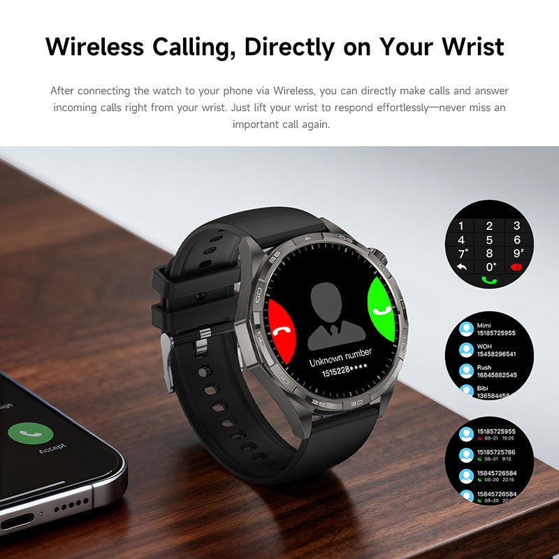 2026New Original fitness Watch G T6 Pro Smart Watch 1.50"HD AMOLED Screen GPS track Heart Rate Bluetooth Call Smartwatch for Men
