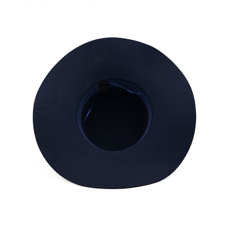 winter Hats For Women Bucket cap Soft Vintage Wide Brim Wool Felt Bowler Fedora Hat Floppy Cloche Women's Large Hat Church cap