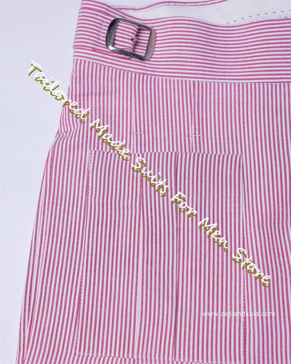 Summer Men'S Blazer Pink Seersucker Prom Dresses Slim Fit Men'S Suit Male Set 2 Pieces High Quality Luxury Jackets Trousers