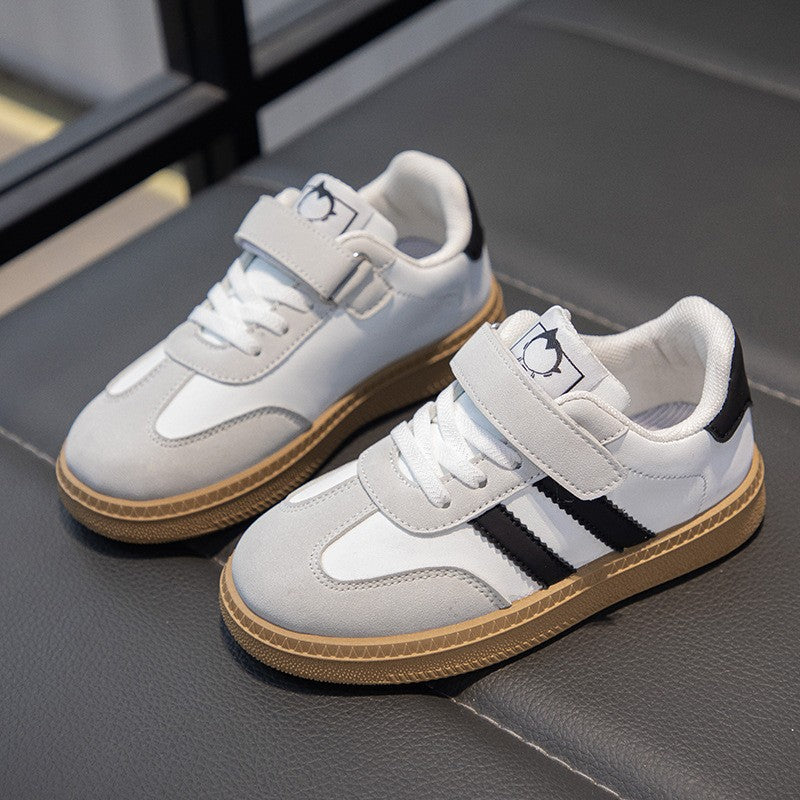 Lightweight Kids Skate Shoes 2025 New Spring Boys Non-slip Sports Footwear Breathable Training Running Fashion Sneakers