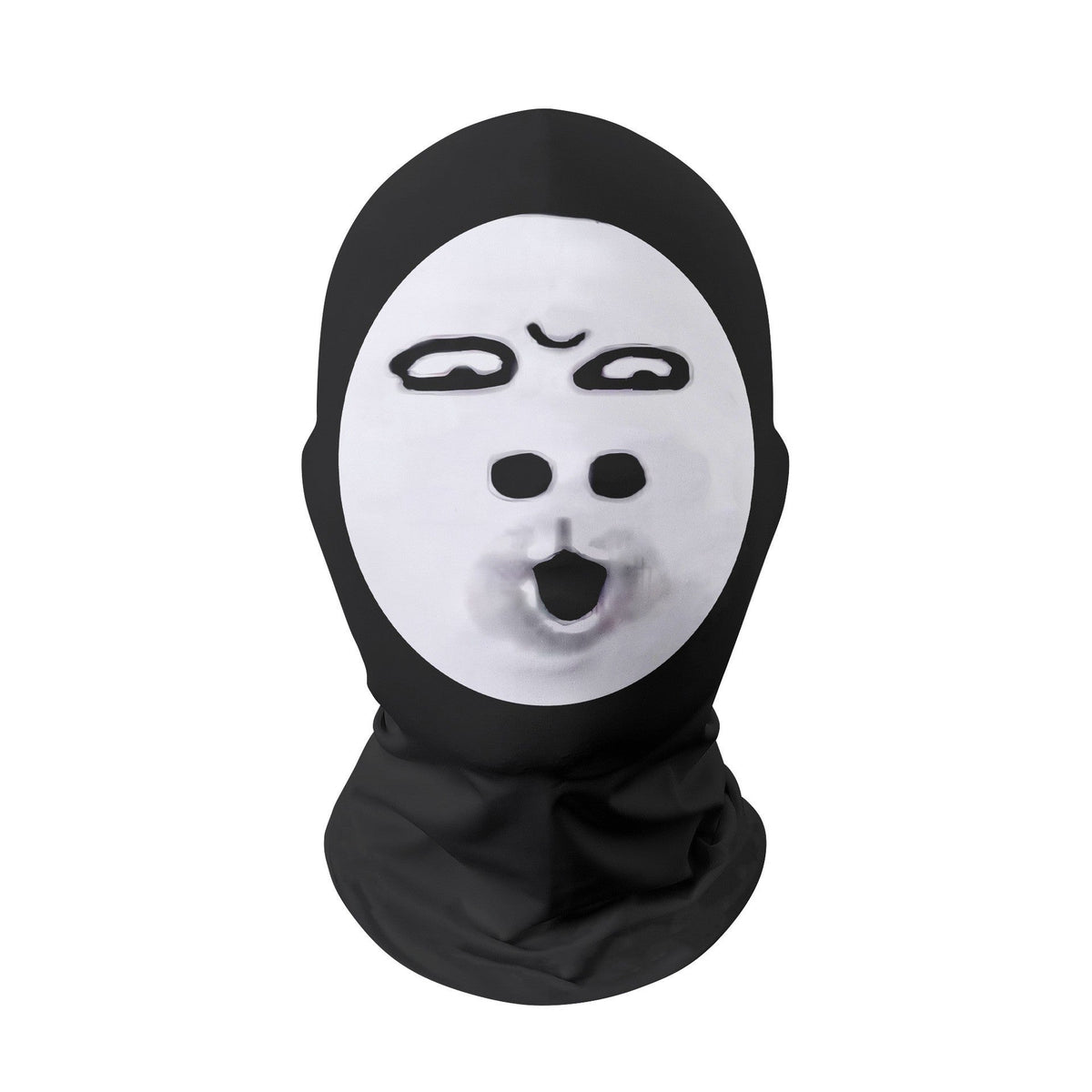 Fashion Mask for 2026 Halloween Cosplay Headwear Hip Hop Hood Hat Headgear 3D Celebrity Face Mask Elastic Mesh