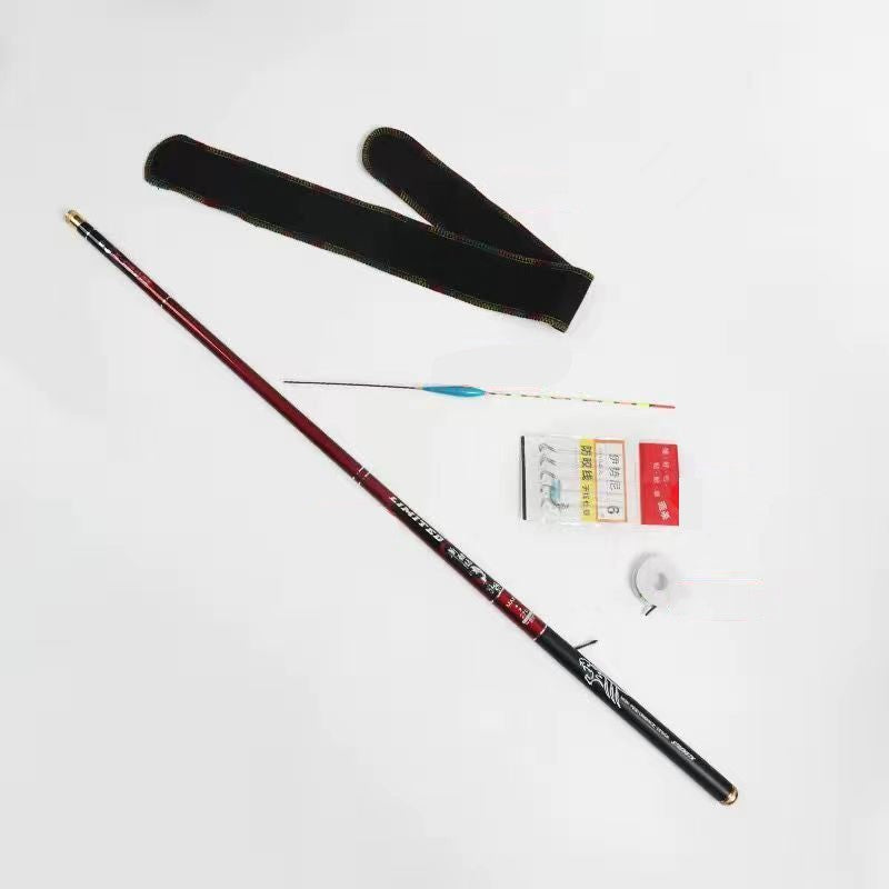 ultra-light carbon stream rod 4.5/6.3/7.2/8/9/10M 4H 28T hand rod crucian carp pole long fishing cane travel feeder fly fishing