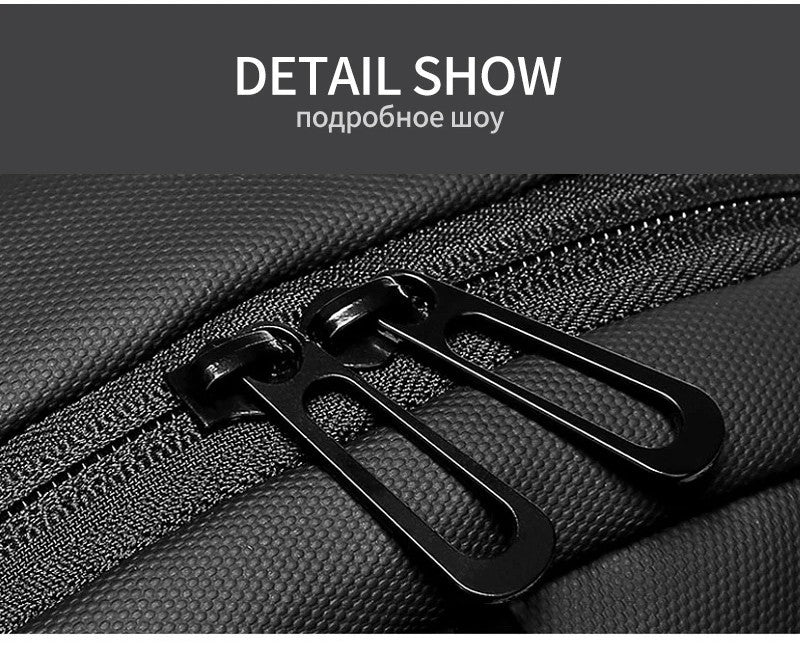 Men's Chest Bag Sling Bags for Men Waterproof Messenger Handbags Crossbody Shoulder Bag with USB Charging Husband Gift Bolsas