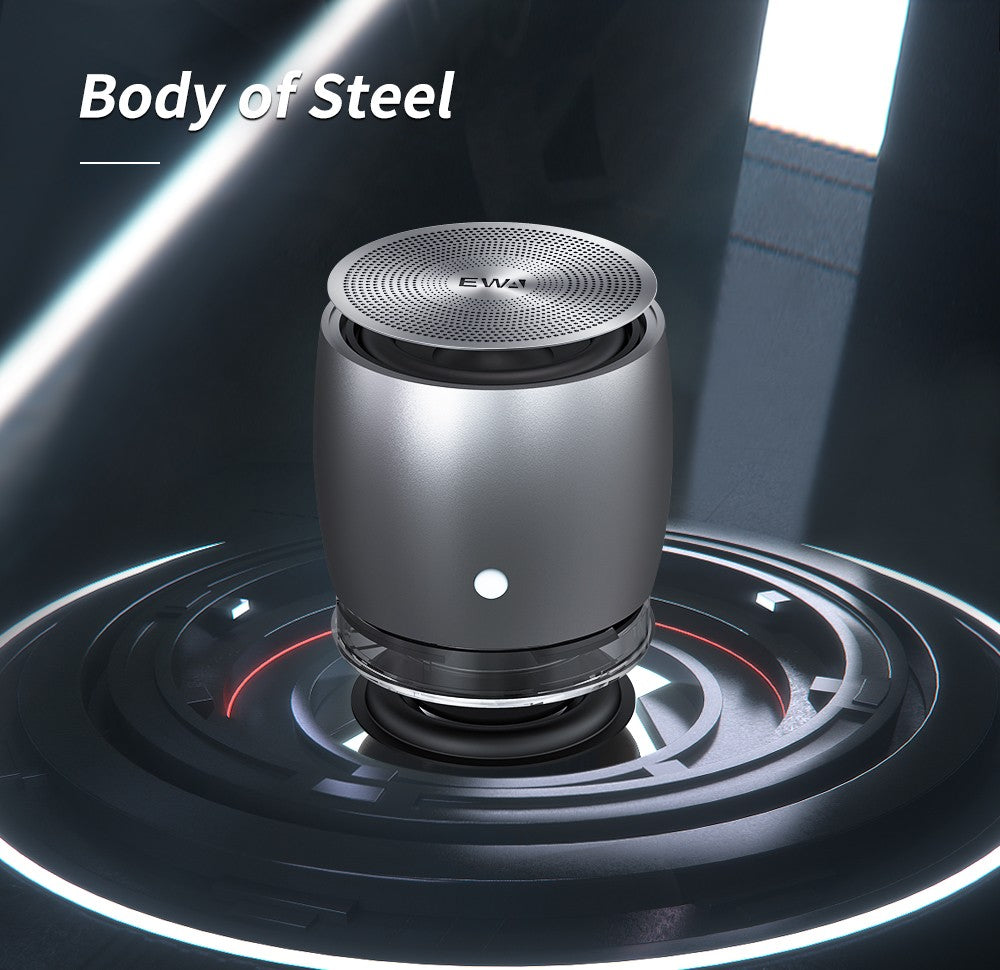 EWA A103 Mini Bluetooth Speakers German Bass Speaker For Outdoor/Indoor Camp/Bicycle /Ravel Metal Box Loud Sound