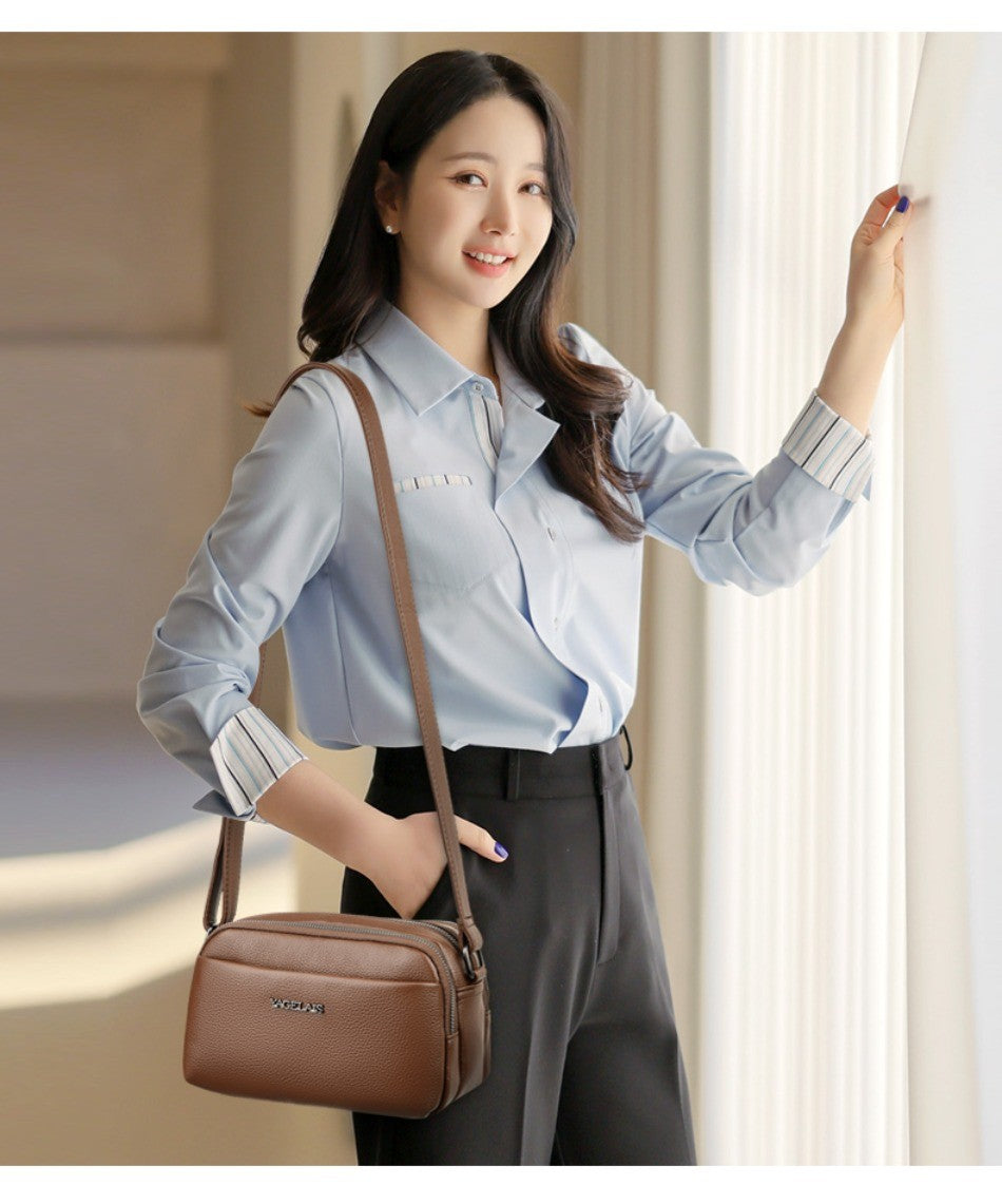 Genuine Brand Luxury Crossbody Bag Women Bags Handbags Designer Soft PU Leather Top Quality Casual Ladies Shoulder Messenger Sac
