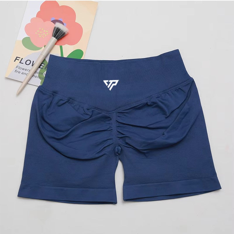 High Quality Women's Sports Stretch Fitness Shorts Yoga Training Running Pilates Tight Yoga Shorts