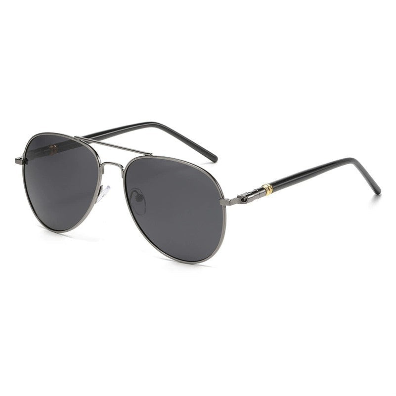 Pilot Men Classic Prescription Reading Sunglasses Black Lens Finished Presbyopic Readers Shade Outdoor Sun Glasses +1.0 to +4.0