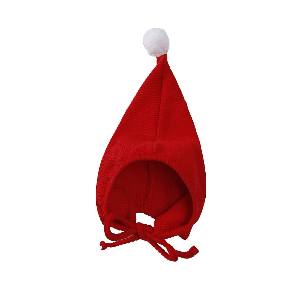 2025 Christmas Baby Suspender Pants with Hat Infant Knit Trousers Outfits Cute Toddler Newborn Casual Leggings Costumes