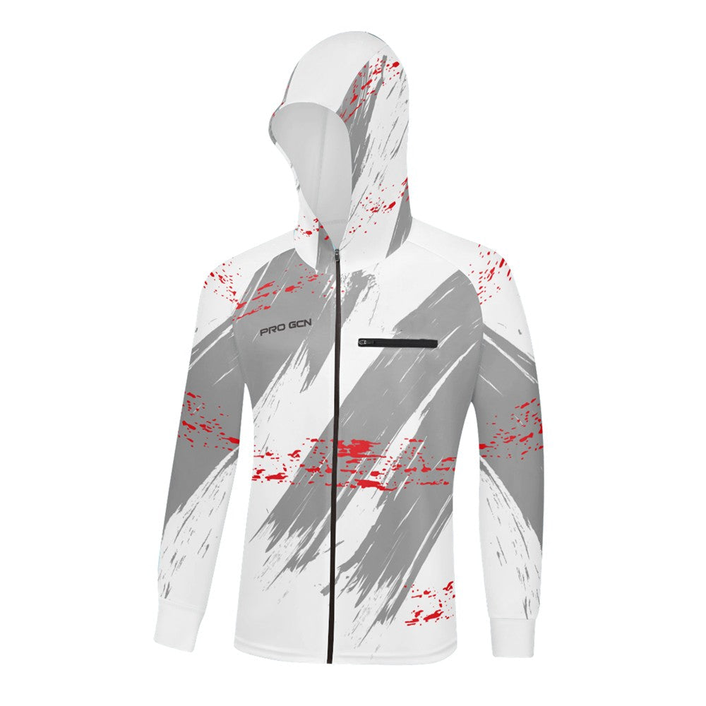 Hooded Fishing Jerseys Quick Drying Sun Protection Fishing Shirts Breathable Men Long Sleeve Fishing Clothing