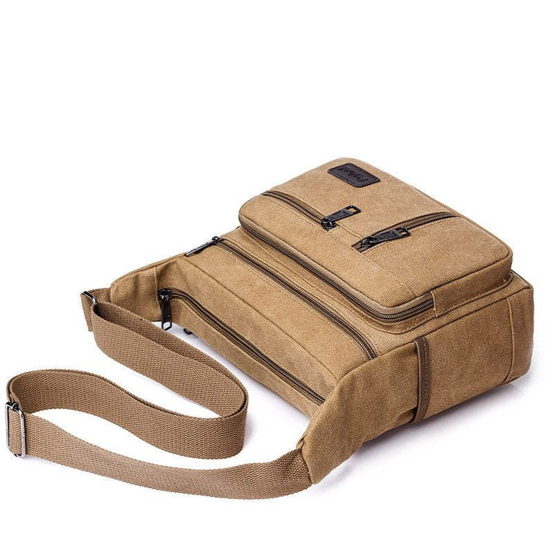 Men Canvas Shoulder Bags Casual Tote Travel Men's Crossbody Bag Luxury Messenger Bags Fashion High Quality Handbag