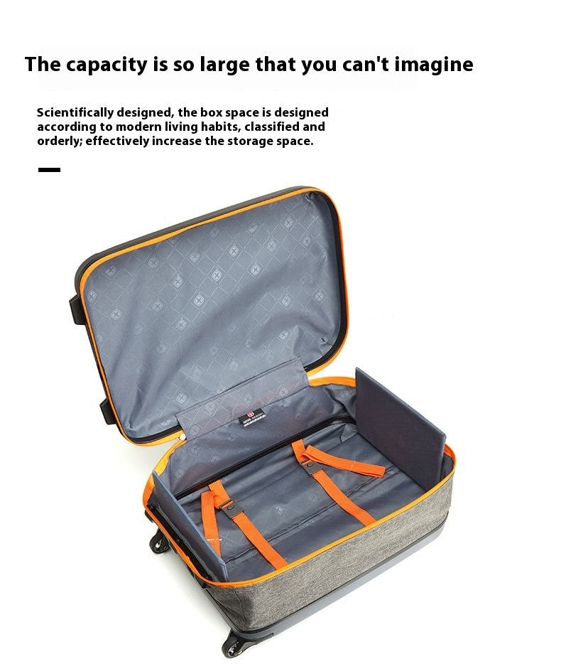 New Folding Luggage Multifunctional Design20Inch Boarding Business Password Suitcase