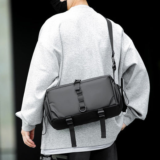 Men's Crossbody/Single Shoulder Bag, Adjustable Straps - Durable, Smooth Texture, Sturdy Structure, Ideal for Business Professio