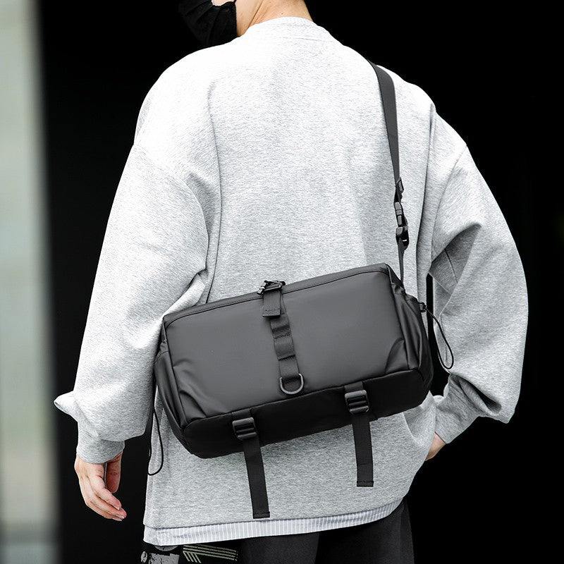 Men's Crossbody/Single Shoulder Bag, Adjustable Straps - Durable, Smooth Texture, Sturdy Structure, Ideal for Business Professio