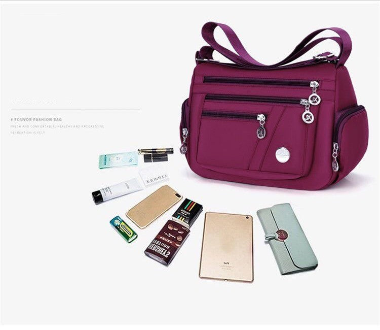 Women Nylon Waterproof Bag Messenger Bags For Lady Crossbody Large Capacity Travel Shoulder Bag Casual Handbags High Quality