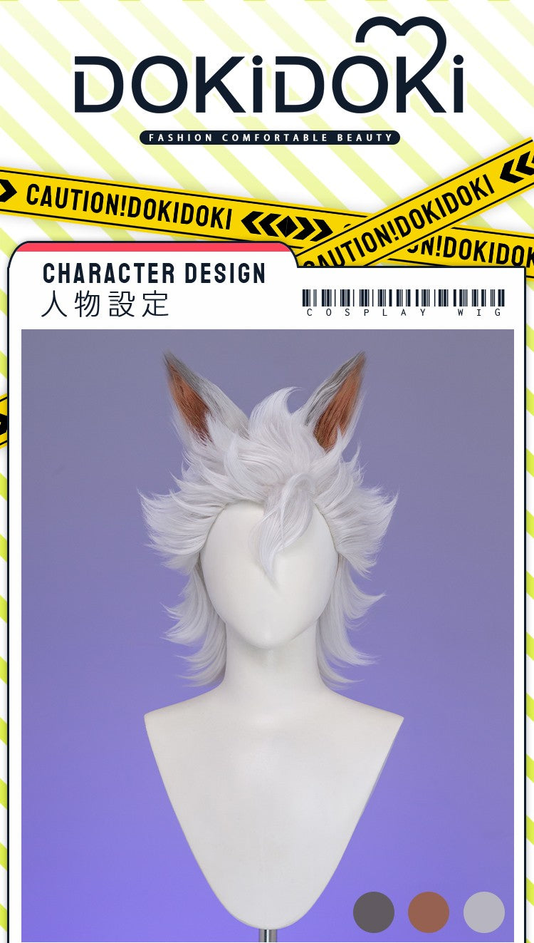 ?Ready for Ship?Idia Malleus Leona Vil Crowley Wig Game Cosplay DokiDoki Men 120cm Long Hair Fiber Idia Halloween Free Wig Cap