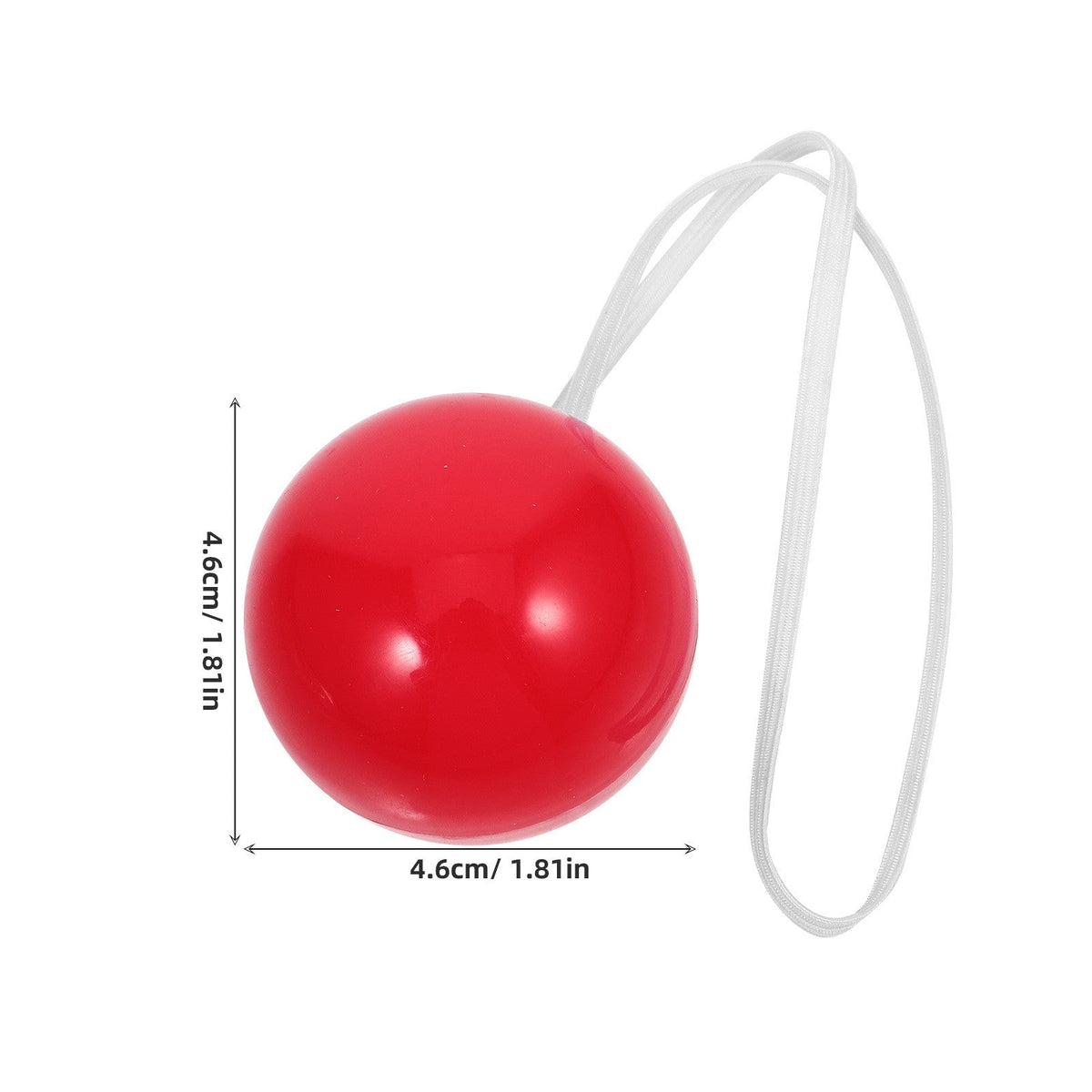 1pcs Light Up Clown Nose Red Glowing Led Novelty Circus Prop For Halloween Party Adult Cosplay Accessory Reindeer Decor