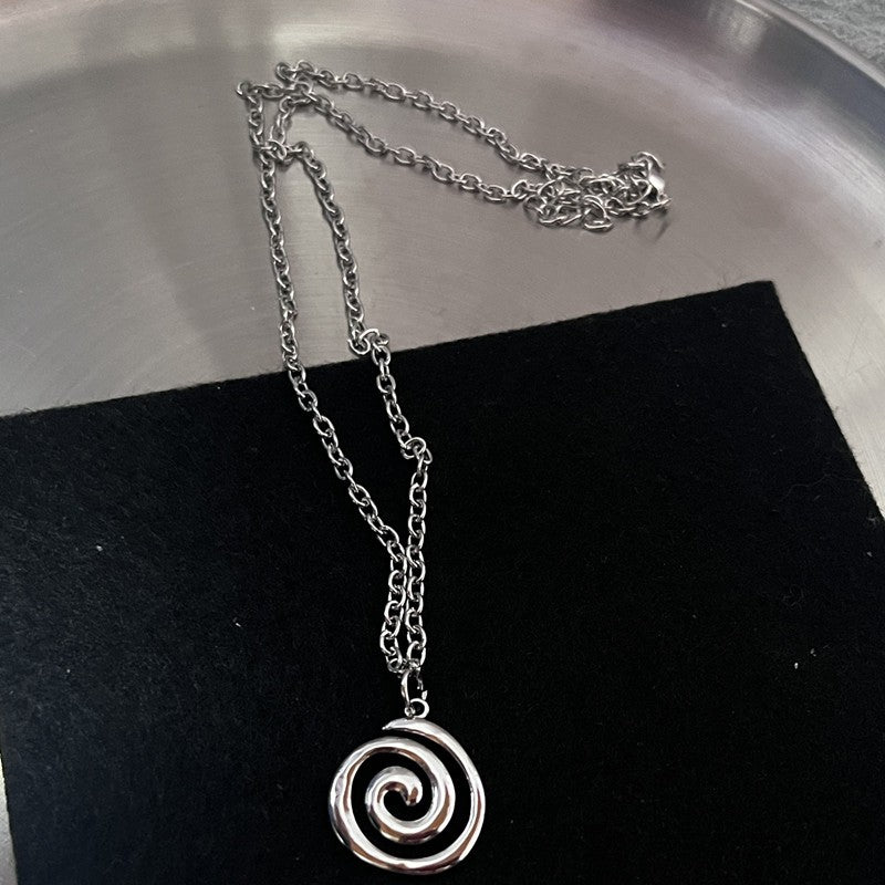 Y2K Flail Fire Heart Teeth Pendant Necklace for Women Men Charm Necklace Grunge Punk Fashion Jewelry ?