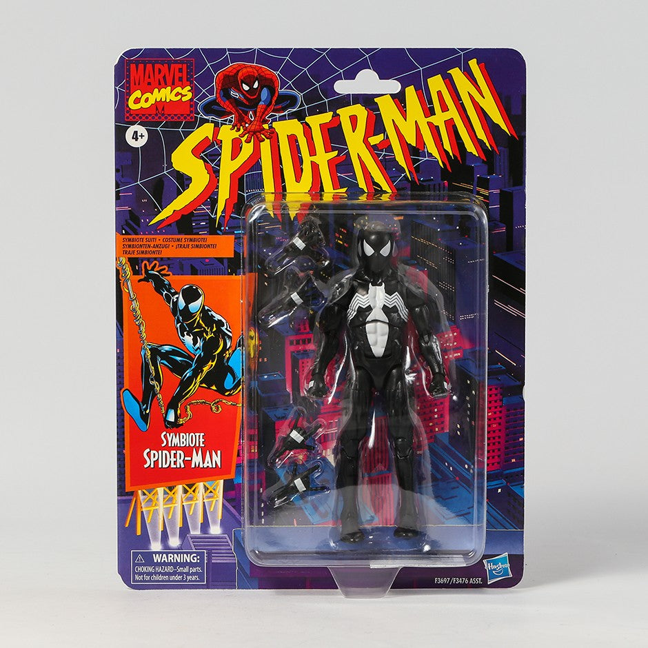 Marvel Legends Retro Cardback Spider-Man Cel-Shading Comics PVC Action Figure Collectible Model Toy Gift