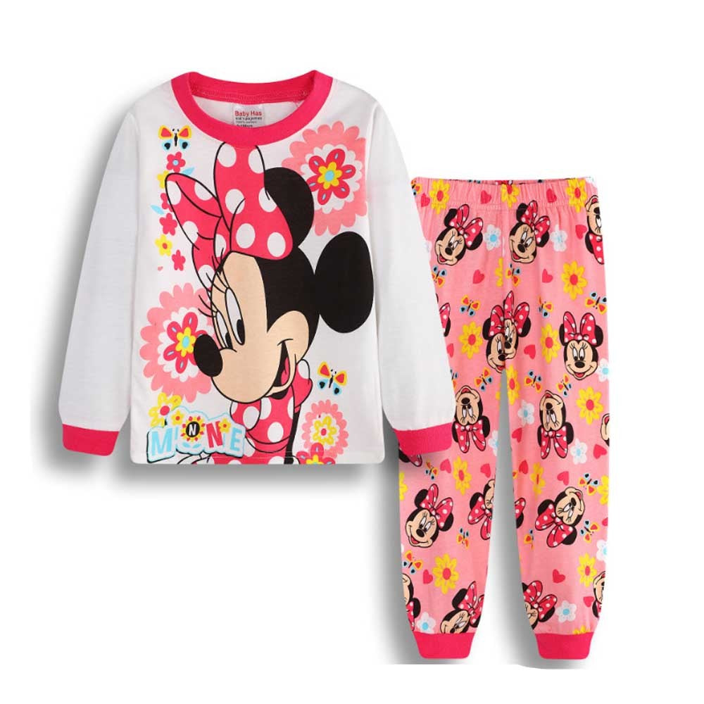 MINISO Little Boys Clothing Disney Pajamas Sets Boutique Cotton Pijama Kids Pyjama Long Sleeve Two Pieces Set 2 to 3 5 6 7 Years