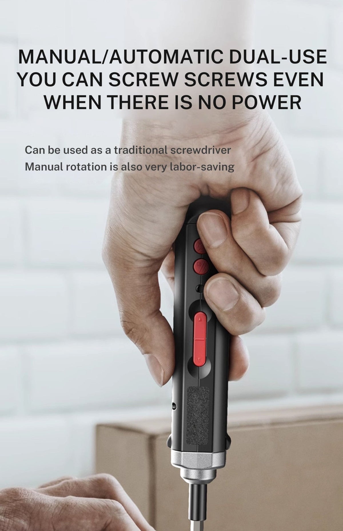 Precision Electric Screwdriver Rechargeable Household Mini Small Electric Drill Multi-Functional Power Tool Sets Screwdriver Set