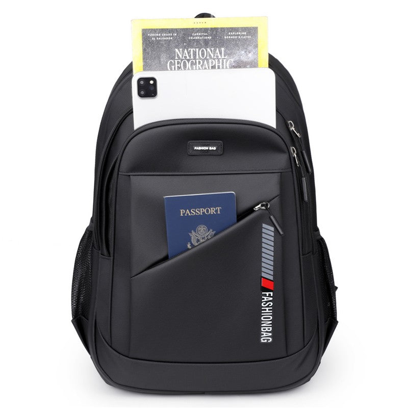 Backpack men casual large-capacity computer travel backpack female junior high school students high school students schoolbag