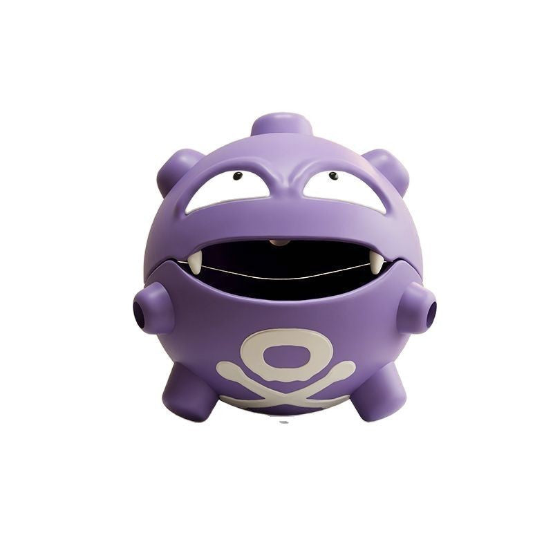 Cartoon Koffing Mosquito Coil Tray Anime Gastly Indoor Incense Holder Cute Bedroom Grimer Figure Desktop Car Decoration Gas Toy