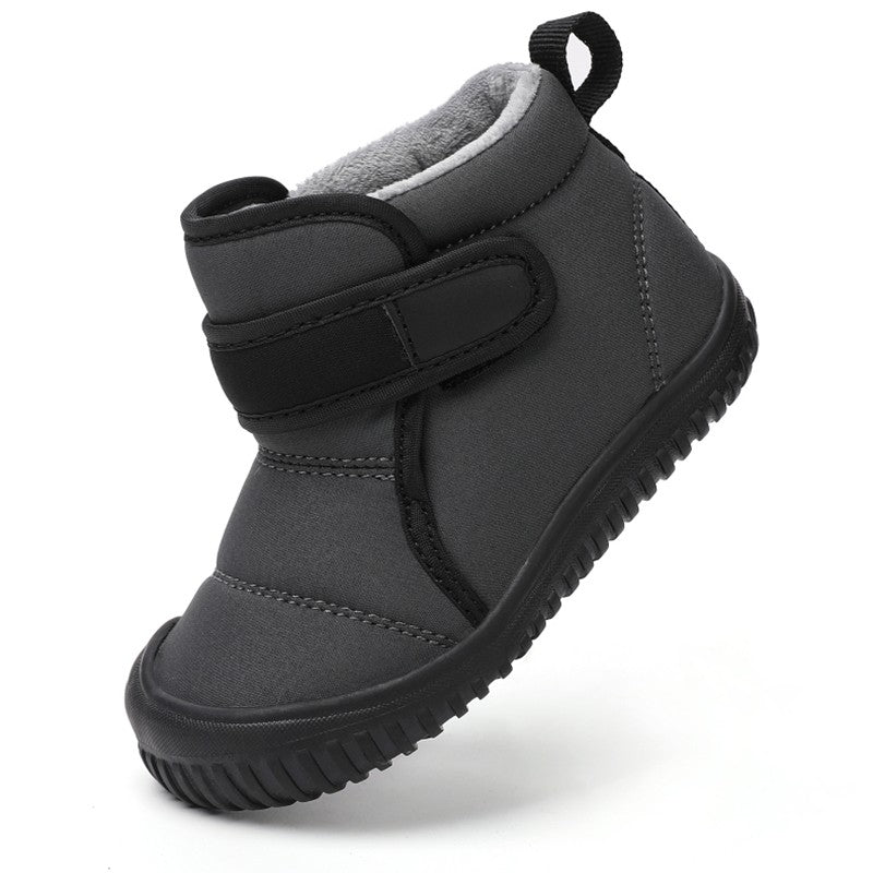 Unisex Kids' Outdoor Anti-slip Winter Snow Boots Warm Plush Toddler Boys Girls Comfortable Walking Shoes Size 19-28