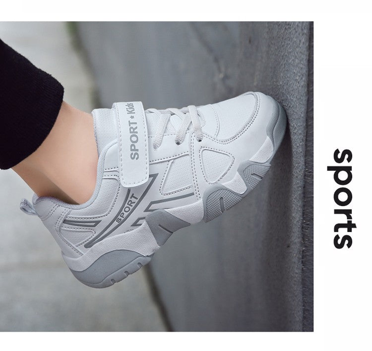 White Breathable Children Walking Shoes Summer Mesh Casual Sneaker for Kids Boys Outdoor Sport Tennis Anti-Slip