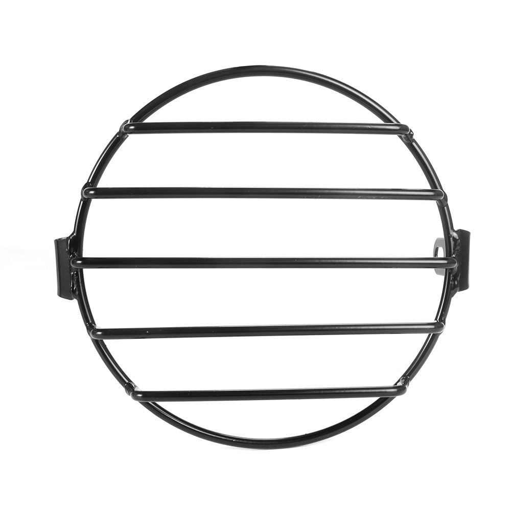 Motorcycle Universal Vintage Headlight Protector Retro Grill Light Lamp Cover For Harley Ducati Chopper Yamaha Cafe Racer