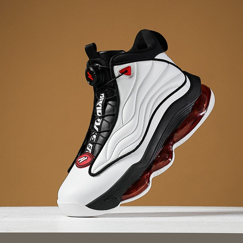 Men's Basketball Shoes Breathable Cushioning Non-Slip Wearable Runing Shoes Gym Training Athletic Basketball Sneakers for Women