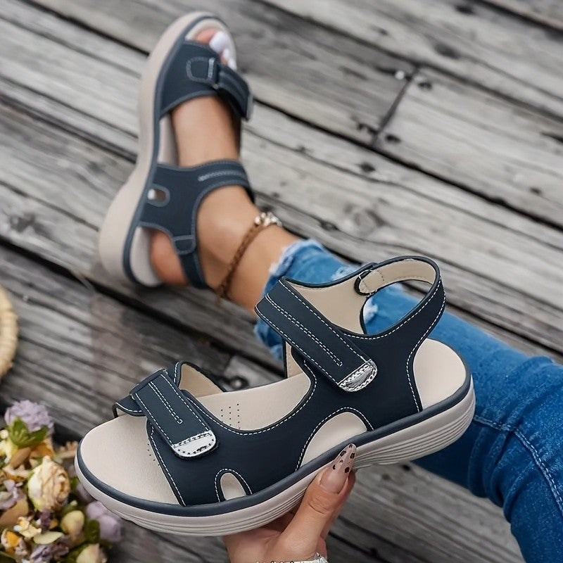 2025 New Summer Sandals Travel Women Shoes New Sandal Sole Durable Sandal Ladies Outdoor Beach Slippers Platform Sandals