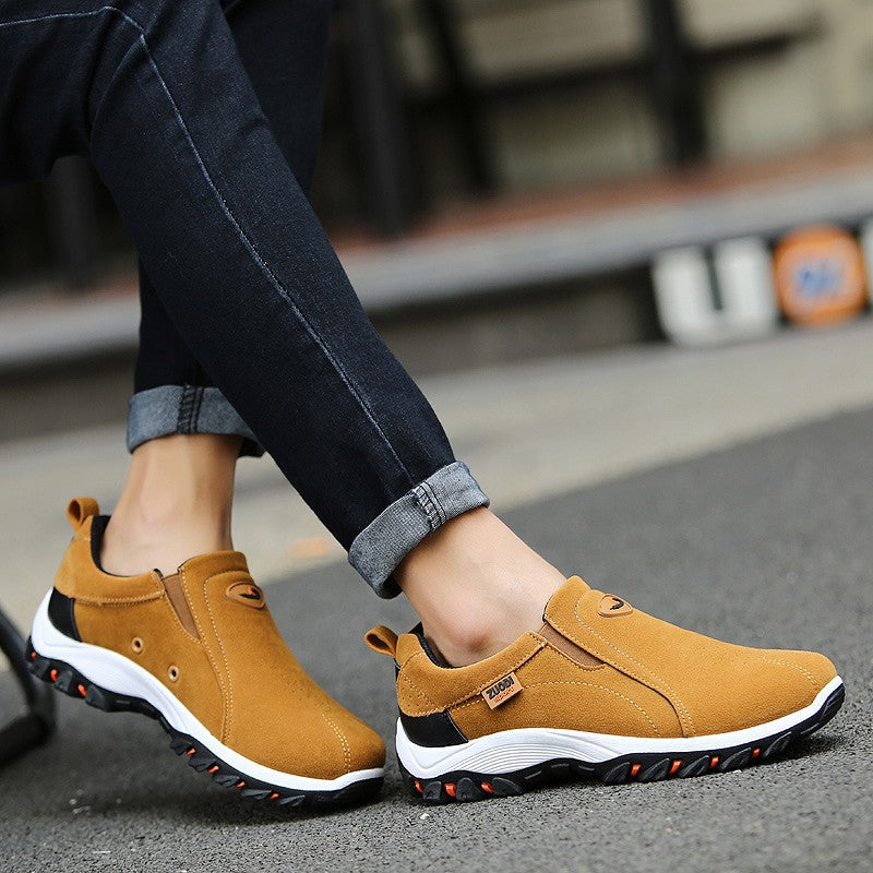 New Men's Casual Sneakers Outdoor Ultra-Lightweight Casual Shoes Large Size Men's Shoes One-Piece Design for Quick and Easy Wear