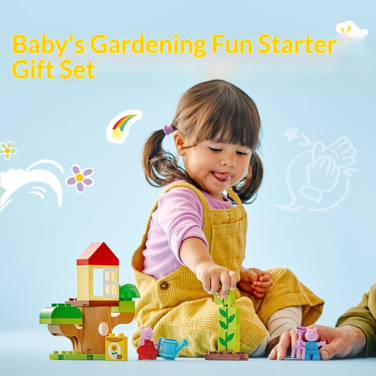 Lego building blocks assembled Debao 10431 Peppa Pig Tree House Boys and Girls Children's Toys Birthday Christmas Gift