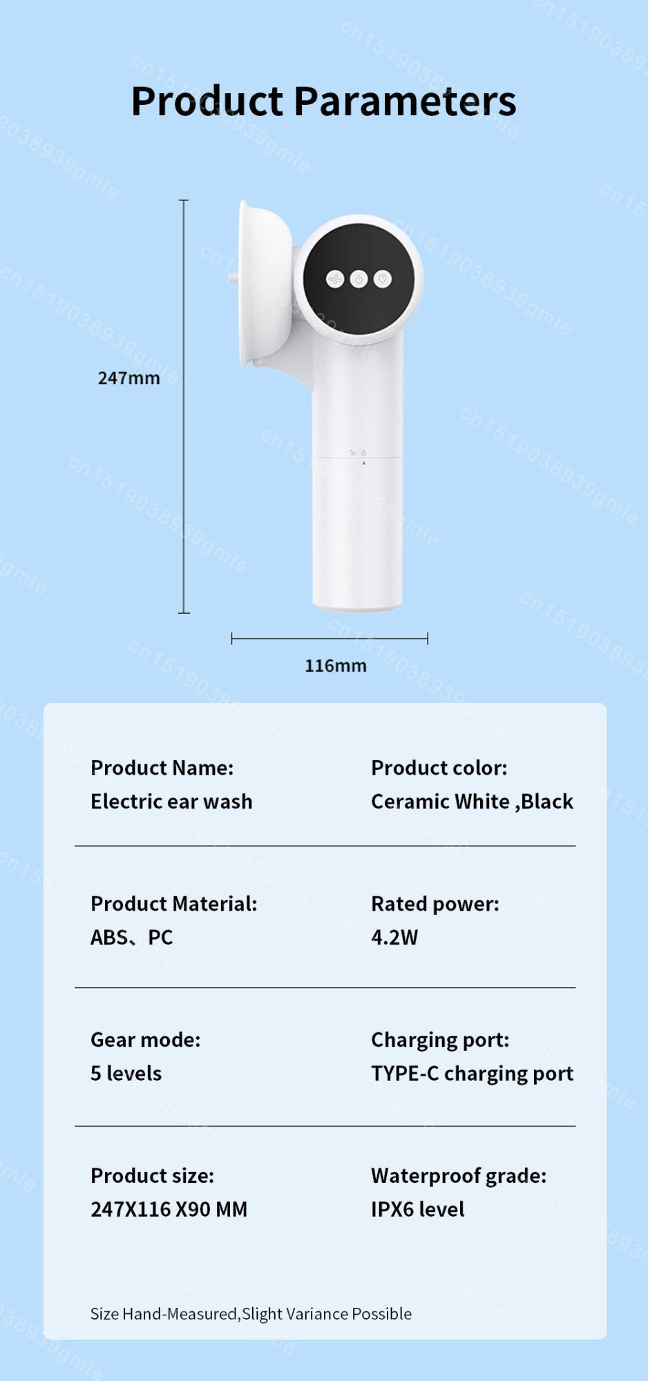 Electric Ear Wax Removal Tool Ear Dryer 2 In 1 Smart Ear Cleaner Painless Ears Cleaning Tools 5-Level Waterproof Massage Safe