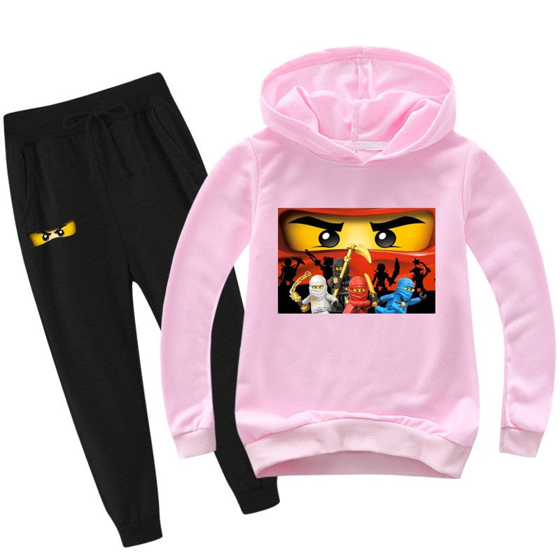2-13 years Spring Autumn Children Clothing Sets Kids Clothes Baby Boys Hoodies Pants 2 Pcs Set Tracksuit Anime Outwear Coat