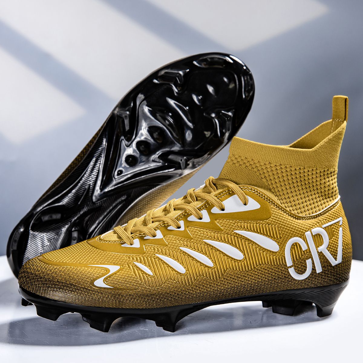 High Ankle Sports Footwear Fg/Tf Kids Soccer Cleats Football Boots Professional Men's Soccer Shoes