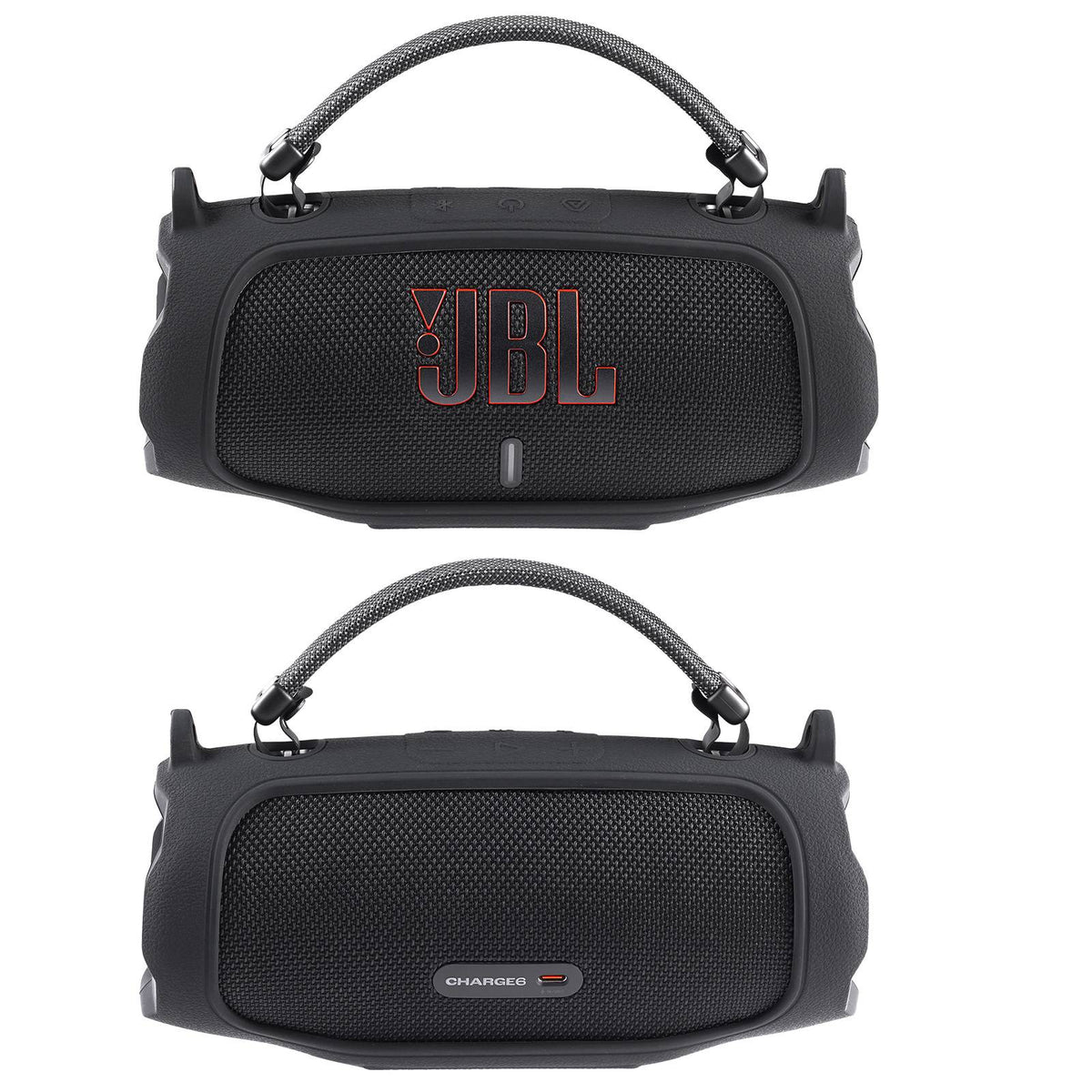 Portable Bluetooth Speaker Carry Silicone Case,Soft Protective Sleeve Cover with Shoulder Strap for JBL Charge 6 Speaker