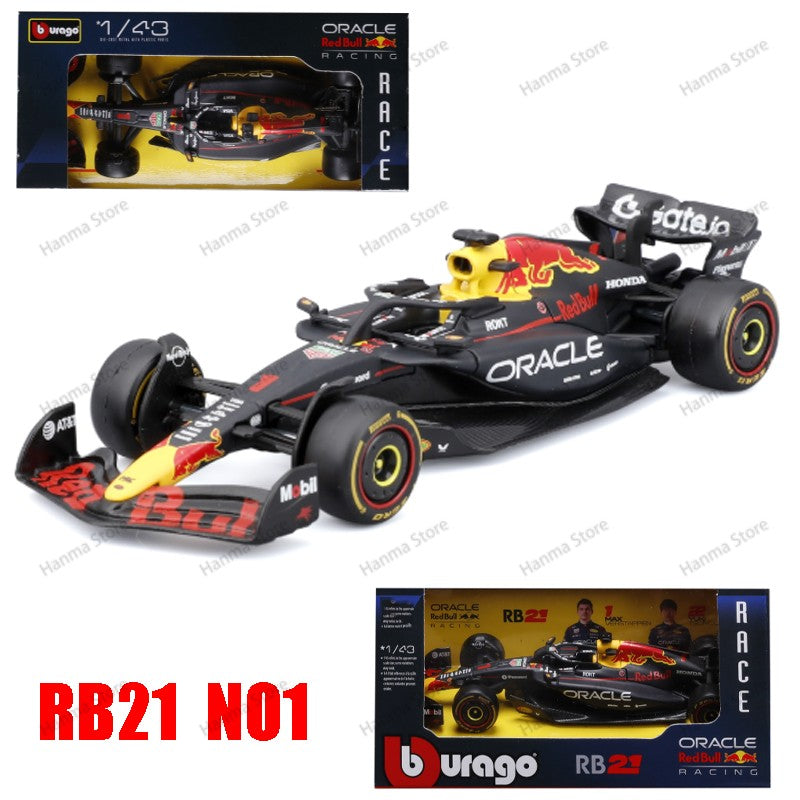 New 2025 F1 Bburago 1:43 Mclaren Mcl39 Miami Gp Monaco Gp Amg W16 F1 Alloy Miniature Diecast Model F1 Champion Mcl38 Toys Gift