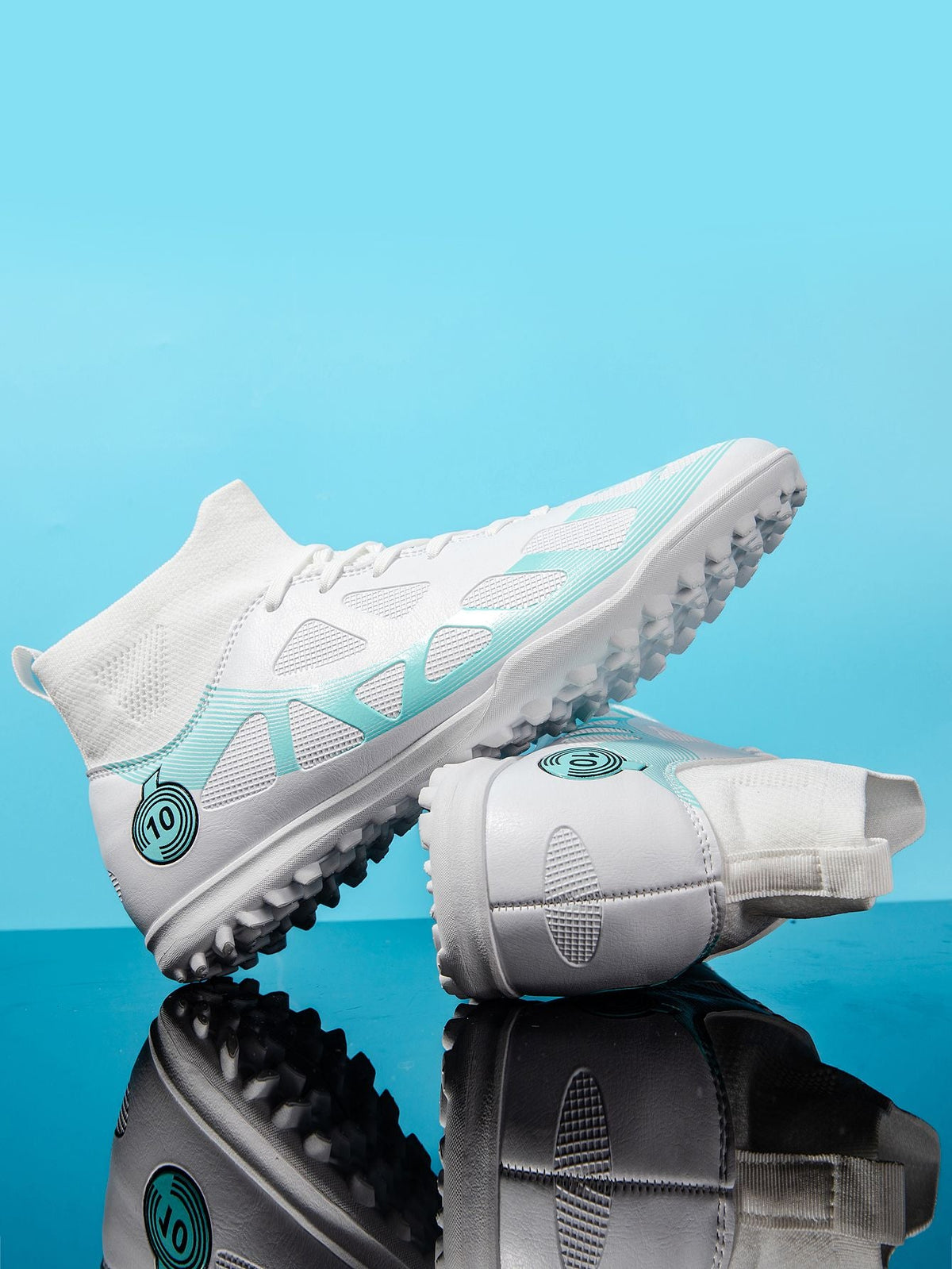 High Ankle Sports Footwear Fg/Tf Kids Soccer Cleats Football Boots Professional Men's Soccer Shoes